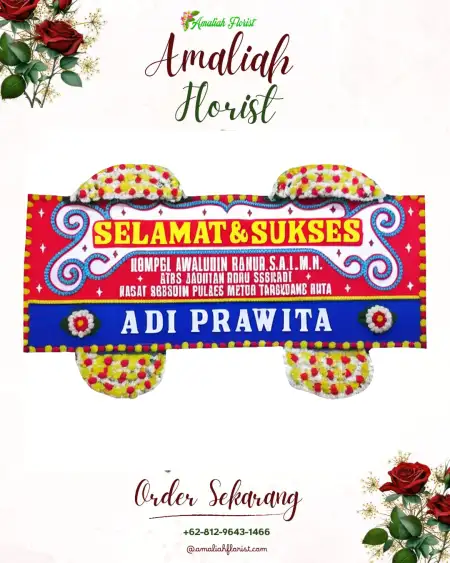Papan Bunga Ucapan Selamat Sukowati
